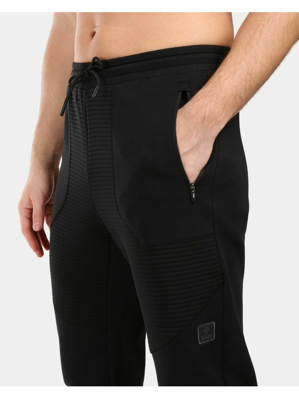 Kilpi Pánské bavlněné tepláky Kilpi MONTIEL-M Černá