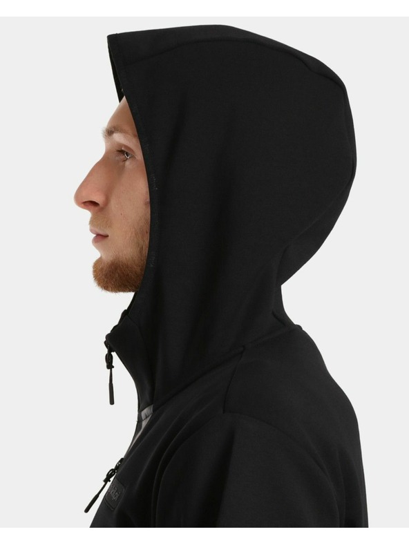 Kilpi Bavlněná mikina s kapucí pro aktivní styl Kilpi OKAMPOS-M Černá