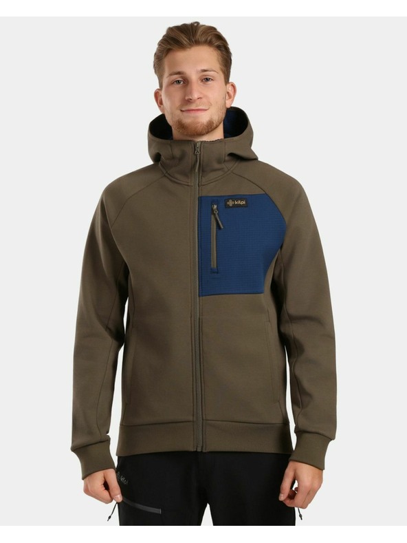 Kilpi Pánská bavlněná mikina Kilpi BALU-M Khaki