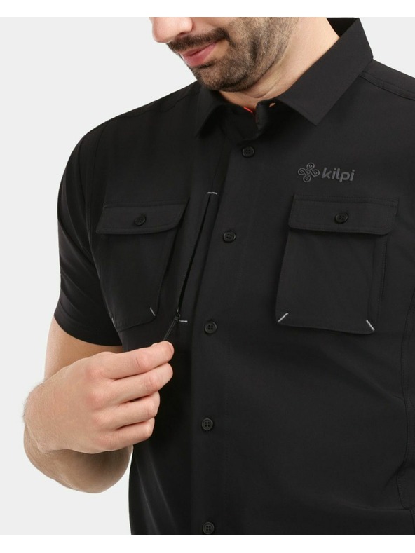 Kilpi Pánská outdoorová košile Kilpi BOMBAY-M Černá