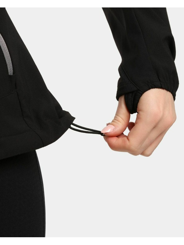 Kilpi Dámská nemebránová softshellová běžecká bunda Kilpi BALEO-W Černá