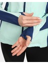 Kilpi Dámská nemebránová softshellová běžecká bunda Kilpi BALEO-W Mentolová