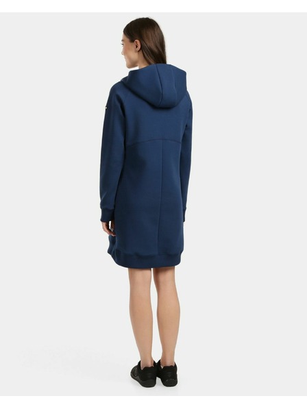 Kilpi Dámská dlouhá mikina s kapucí Kilpi HEYDEN-W Tmavě modrá