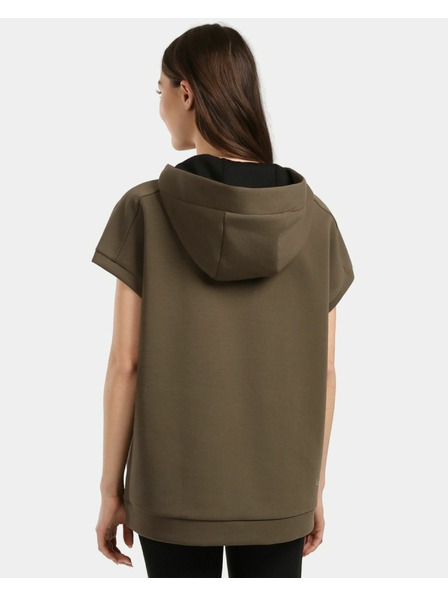 Kilpi Dámská mikina s kapucí Kilpi DIAN-W Khaki