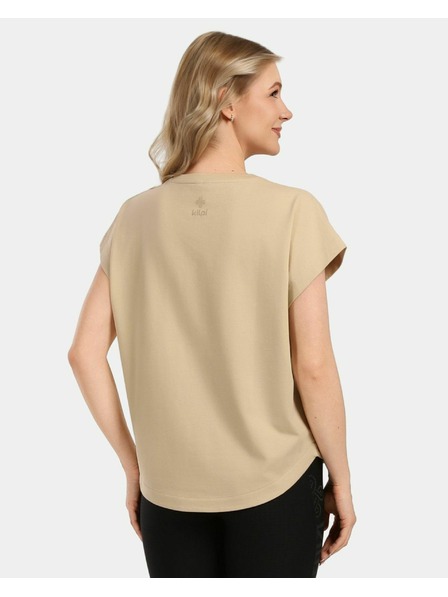 Kilpi Dámské bavlněné triko Kilpi NELLIM-W Béžová