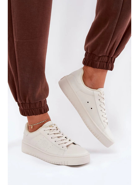 BIG STAR SHOES Dámské tenisky z ECO kůže Big Star – béžové