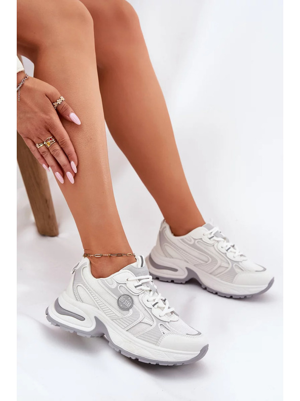 BIG STAR SHOES Dámské tenisky Big Star – bílé