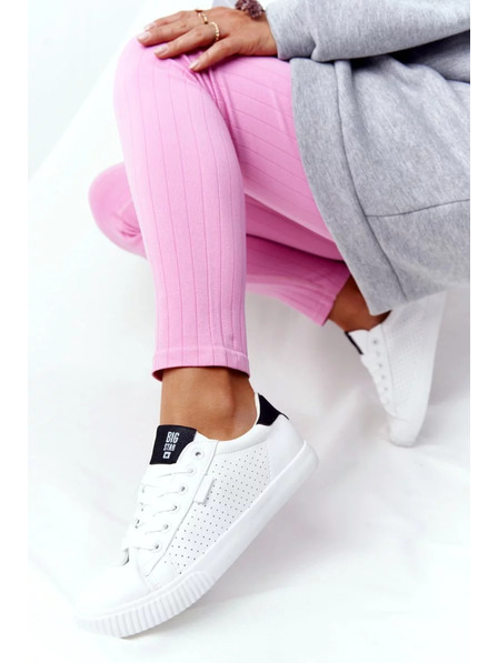 BIG STAR SHOES Dámské módní tenisky Big Star - bílé/černé