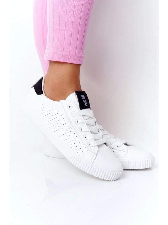 BIG STAR SHOES Dámské módní tenisky Big Star - bílé/černé