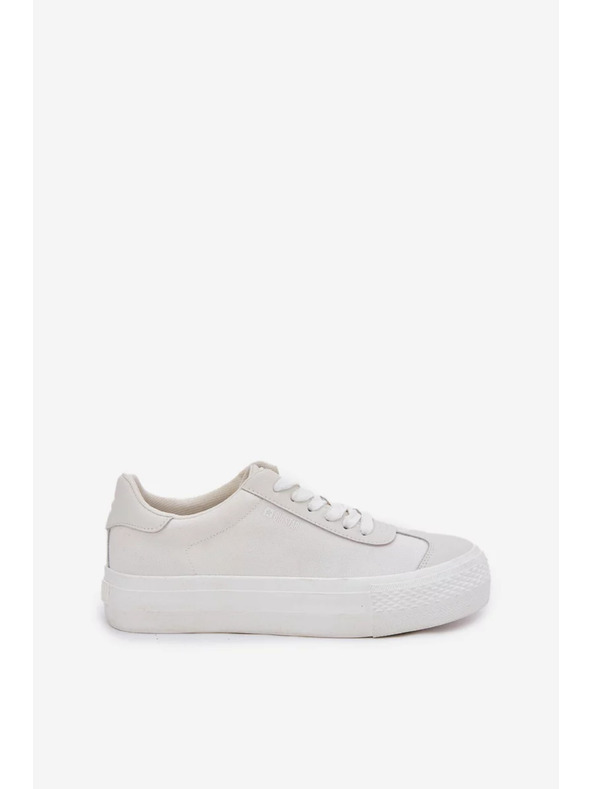 BIG STAR SHOES Dámské tenisky na platformě Big Star – bílé
