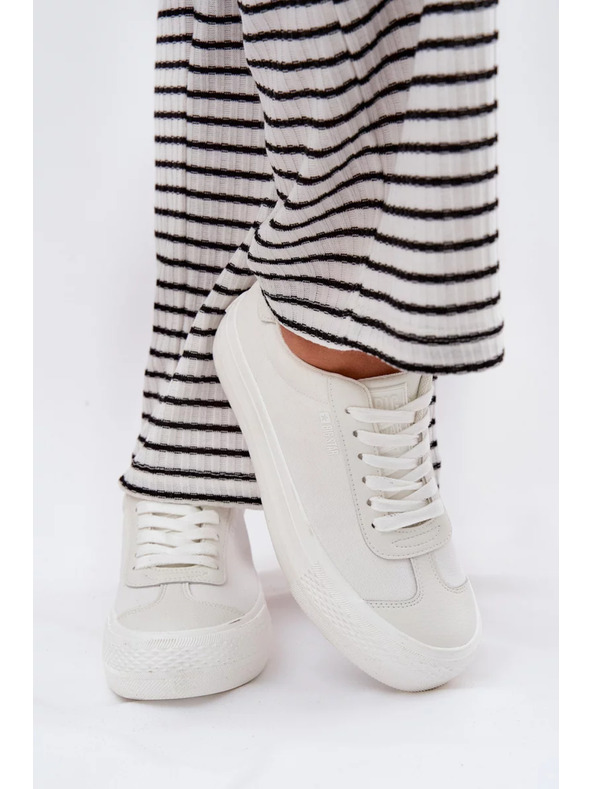 BIG STAR SHOES Dámské tenisky na platformě Big Star – bílé