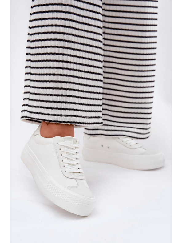 BIG STAR SHOES Dámské tenisky na platformě Big Star – bílé