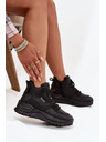 BIG STAR SHOES Dámské sportovní boty na platformě Big Star – černé