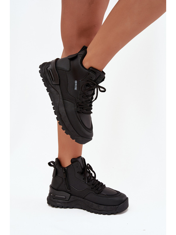 BIG STAR SHOES Dámské sportovní boty na platformě Big Star – černé