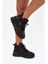 BIG STAR SHOES Dámské sportovní boty na platformě Big Star – černé