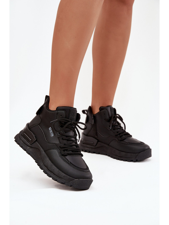 BIG STAR SHOES Dámské sportovní boty na platformě Big Star – černé
