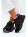 BIG STAR SHOES Dámské zateplené tenisky na platformě Big Star HI-POLY SYSTEM – černé