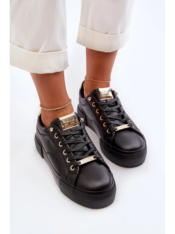 BIG STAR SHOES Dámské tenisky Big Star – černé