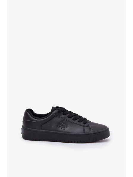 BIG STAR SHOES Dámské nízké tenisky z ECO kůže Big Star – černé