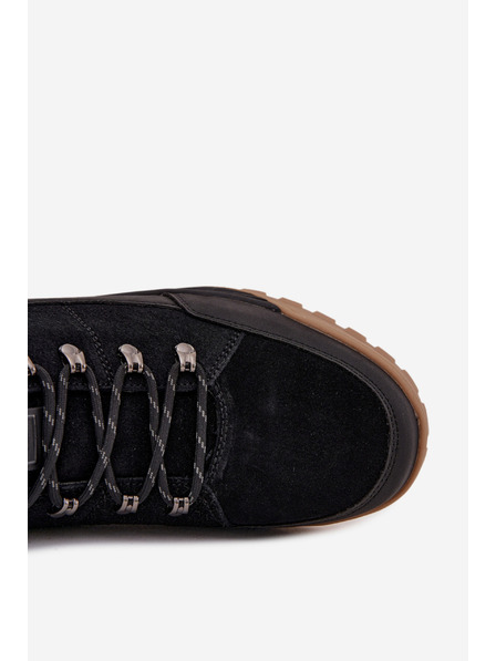 BIG STAR SHOES Pánské semišové trekingové boty Big Star – černé