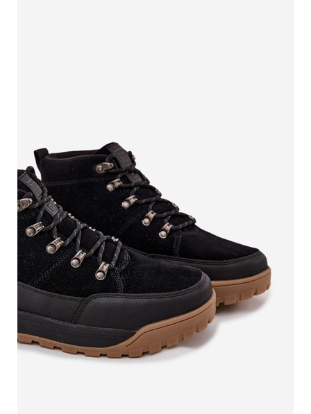 BIG STAR SHOES Pánské semišové trekingové boty Big Star – černé