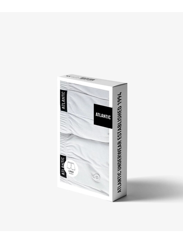 Atlantic 2-PACK Boxerky bílé