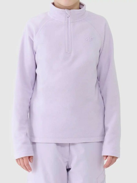 4F Dívčí fleecová mikina 4F