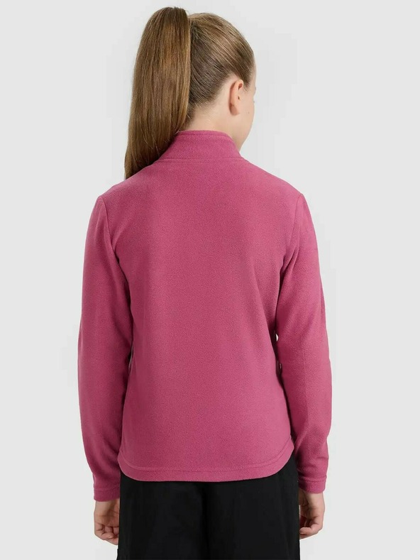 4F Dívčí fleecová mikina 4F