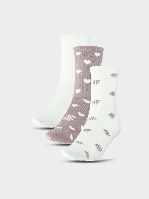 4F Dívčí ponožky 4F F394 (3pack)