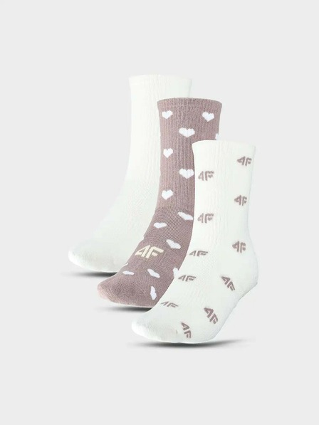 4F Dívčí ponožky 4F F394 (3pack)