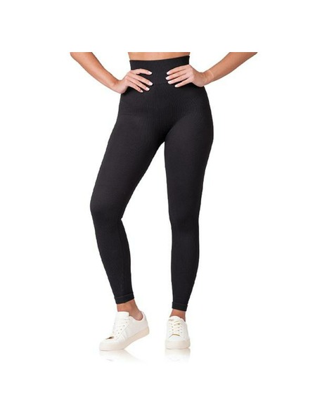 Bellinda RELAX & GO RIB OPTIC LEGGINGS - Dámské módní legíny - černá