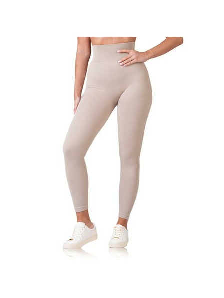 Bellinda RELAX & GO RIB OPTIC LEGGINGS - Dámské módní legíny - taupe