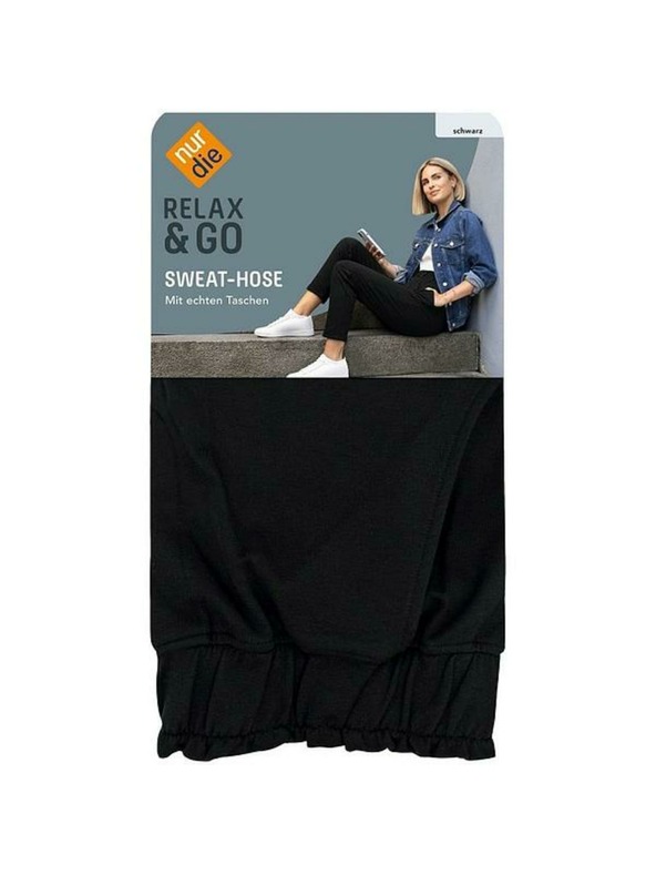 Nur Die NUR DIE SWEAT HOME PANTS - Moderní sportovní kalhoty - černá
