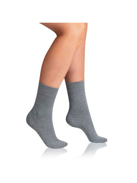 Bellinda BAMBUS LADIES COMFORT SOCKS - Dámské bambusové ponožky - šedá