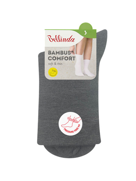 Bellinda BAMBUS LADIES COMFORT SOCKS - Dámské bambusové ponožky - šedá