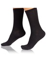 Bellinda FANCY RIB MODAL SOCKS - Dámské ponožky z modalu - černá