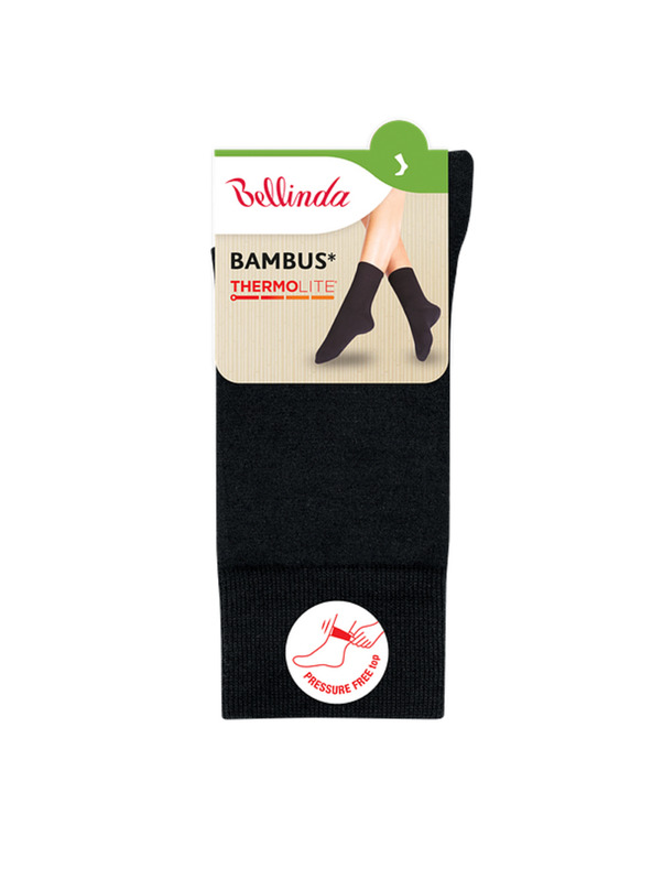 Bellinda BAMBUS THERMOLITE SOCKS - Dámské ponožky thermolite - černá