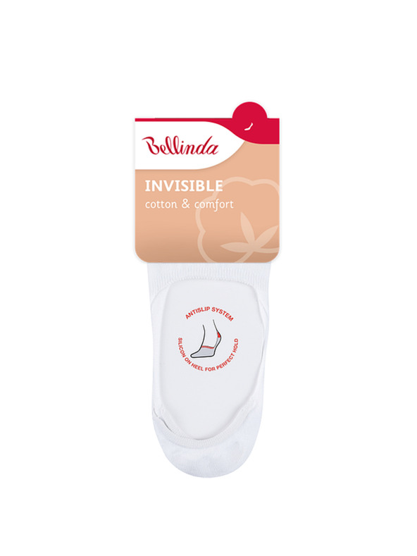 Bellinda INVISIBLE SOCKS - Neviditelné ponožky vhodné do sneaker bot - bílá