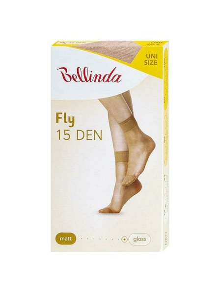 Bellinda FLY SOCKS 15 DEN - Dámské silonkové ponožky - almond