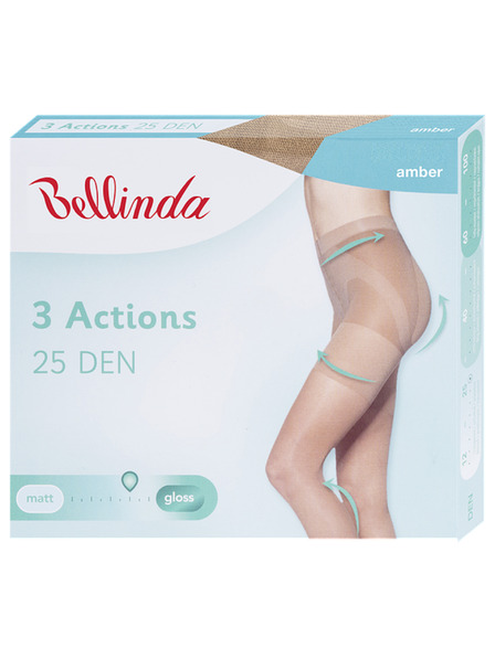 Bellinda 3ACTIONS 25 DEN - Formující punčochové kalhoty - amber