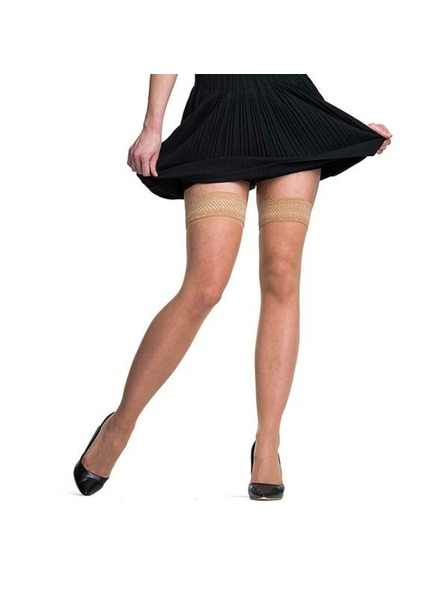 Bellinda FASCINATION UP 15 DEN - Samodržící punčochy - amber