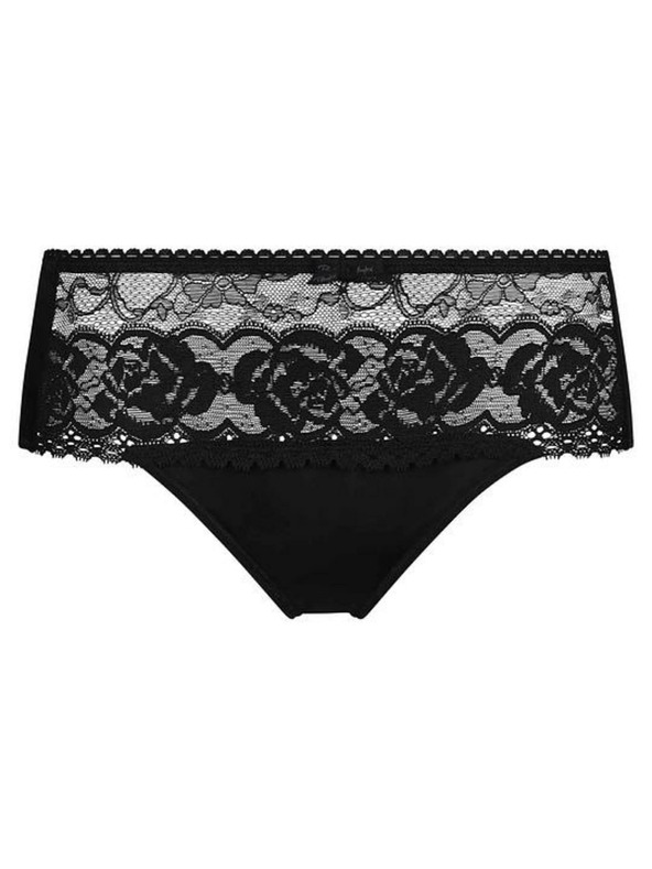 Playtex PLAYTEX RCS FLOWER ELEGANCE MIDI BRIEF - Dámské krajkové kalhotky - černá