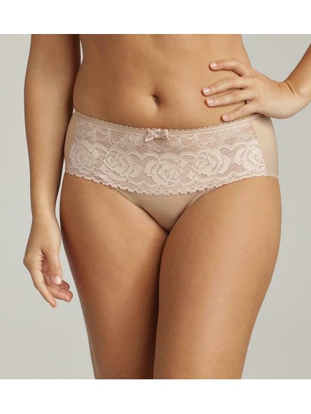 Playtex PLAYTEX RCS FLOWER ELEGANCE MIDI BRIEF - Dámské krajkové kalhotky - tělová