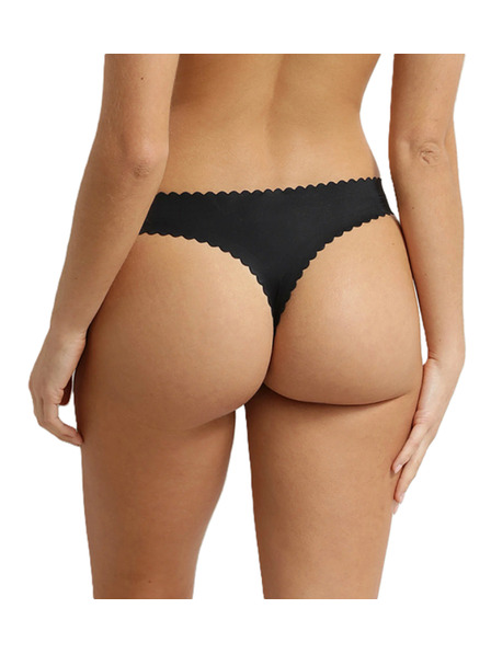 DIM DIM BODY TOUCH DAILY STRING - Dámské bezešvé kalhotky - černá