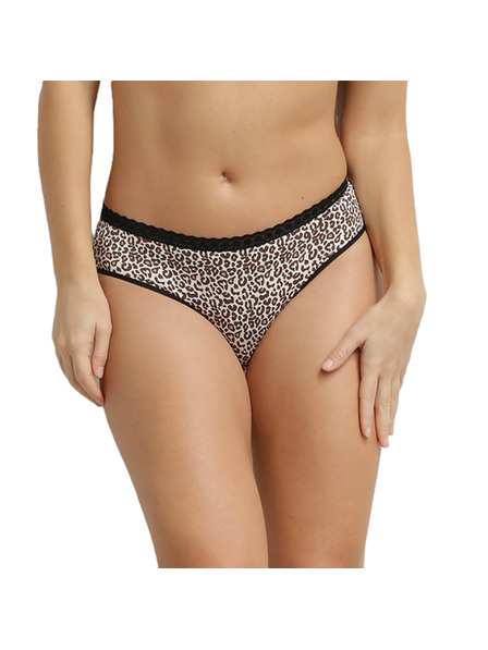 DIM DIM DAILY MICRO SLIP - Dámské kalhotky - černá - bílá