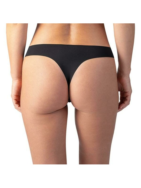 Bellinda INVISIBLE THONG - Dámská bezešvá tanga - černá