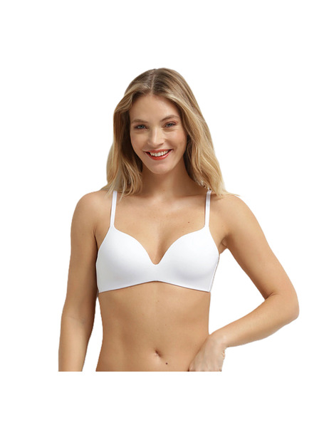 DIM DIM INVISIBLE WIRELESS PADDED BRA - Dámská podprsenka bez kostic - bílá