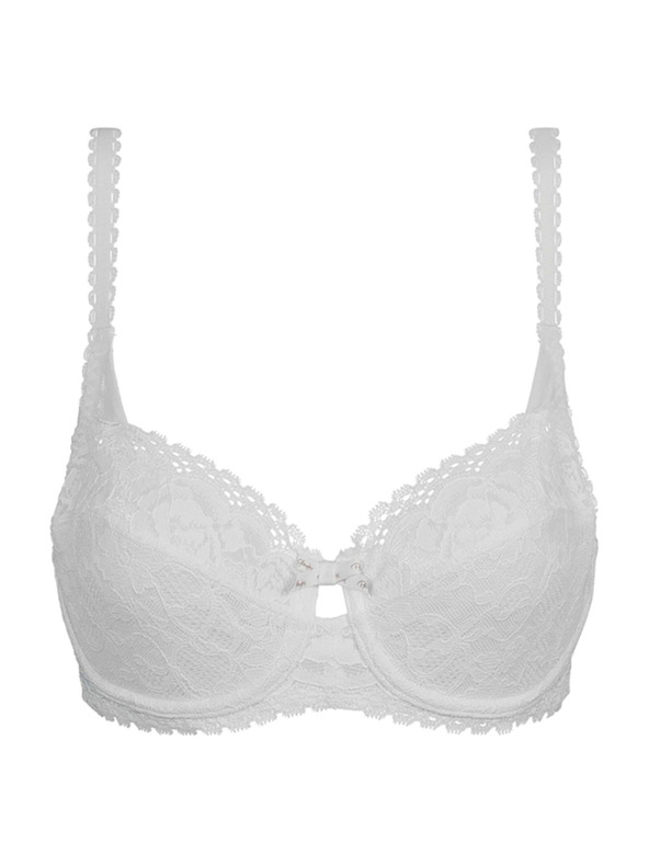 Playtex PLAYTEX RCS UNDERWIRE BALCONETTE BRA - Dámská krajková podprsenka s kosticí - bílá
