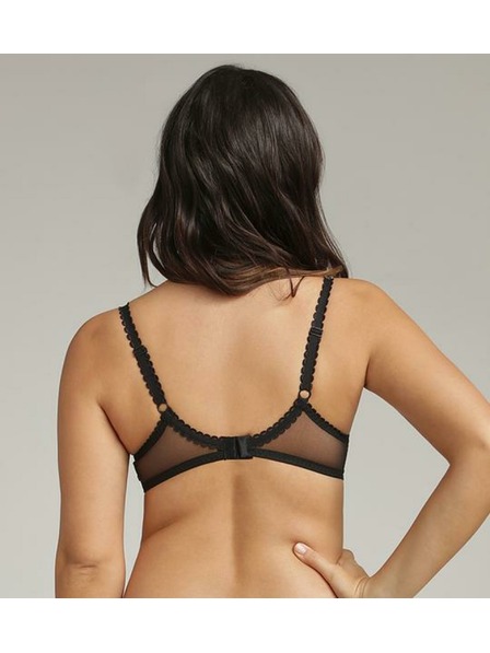 Playtex PLAYTEX RCS FLOWER ELEGANCE UNDERWIRE BRA - Dámská krajkovaná podprsenka s kosticí - černá