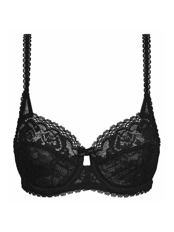 Playtex PLAYTEX RCS UNDERWIRE BALCONETTE BRA - Dámská krajková podprsenka s kosticí - černá